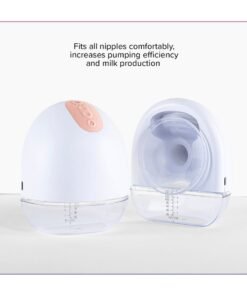 PERIFIT Breast Pump, Wireless Electric Portable Breast Pump with 2 Modes & 8 Levels, Wearable & Hands-free, Extremely Silent, Fully Mobile App Integrated, 5 Sizes Available, 160ml, French Brand