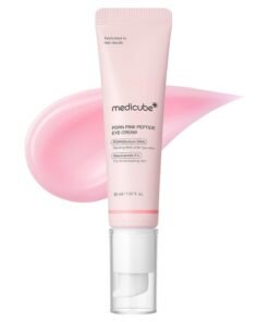 Medicube Salmon DNA PDRN Pink Peptide Eye Serum, Niacinamide and 99% Pure Retinol Eye Cream for Fine Lines, Dark Circles, Korean Skin Care