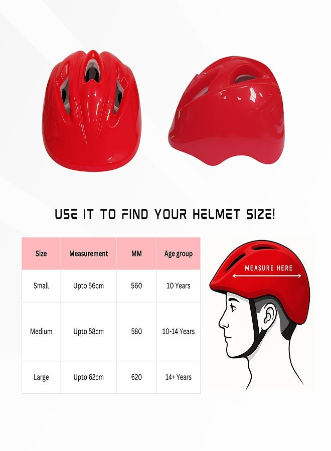 ENDLESS EL1026 Multi-Utility Sports Helmet for Cycling, Skating, and Skateboarding – Features High-Density EPS (Thermocol) and Adjustable Strap for Best Fit – Free Size – Made from ABS and EPS - Image 4