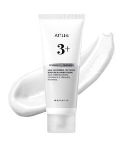 Anua 3 Ceramide Panthenol Moisture Barrier Cream, Hydrating Face Moisturizer for Normal Skin, Panthenol, Ceramide, Centella for Skin Barrier Non Comedogenic, Korean Skincare 3.38ml