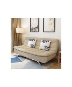 Sofa Bed |Foam Filling | Fabric Material, Tufted, GREY/BEIGE COLOR  160x87x69cm