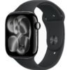 Apple Watch Series 11 GPS 46mm (International Version) Jet Black Aluminium Case With Black Sport Band - M/L