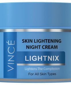 VINCE Skin Lightening Night Cream – Fades Dark Spots, Sun Spots & Dullness – Brightens & Evens Skin Tone Overnight – Hydrates, Smooths & Revives a Glowing Complexion – Paraben-Free, 50ml