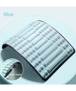 Arabest Multi-Level Back Stretcher for Lower Back Pain Relief, 350lbs Back Arch Stretcher for men & women, Sciatica, Scoliosis, Herniated Disc Back Pain Relief, Blue