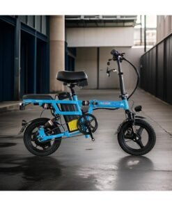 Aster Electric Bike with 500W Motor and Battery 48V 10 Ah Blue - Image 3