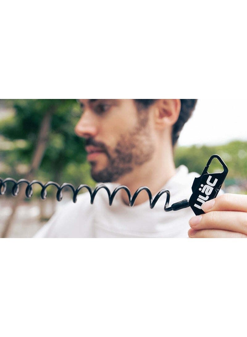 Ulac Piccadilly Carabiner Cable Combo Lock Black - Image 3