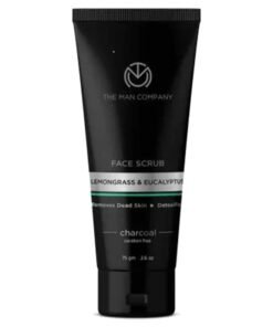 The Man Company Charcoal Tan Removal Face Scrub For Glowing Skin, 75 G