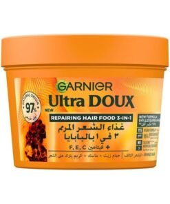 garnier Ultra Doux Hair Food Repairing Papaya 3-in-1 Hair Mask For Damaged Hair 390ML Amla 390ml