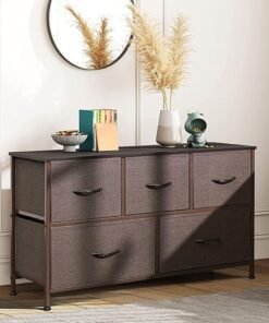 Dresser Cabinet，Chest of Drawer with 5 Drawers，Kids Toy Storage Box Multi Box Toy Organizer Steel  Storage Cabinet Shelf Rack
