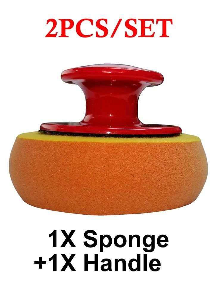 Polish Applicator Pads with Handle (Pack of one Set)