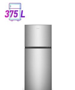 Hisense 488L Gross/ 375L Net Capacity Double Door Top Mount No Frost  Refrigerator With Recessed Handle,Led Interior Light 220 W RT488N4ASU Stainless Steel