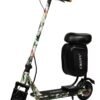 Crony M365 Kids Electric Scooter 500W, 36V 7.8Ah Battery, 25–35km/h Safe Speed, 15–20km Long-Range Ride, Foldable Lightweight E-Scooter for Boys & Girls, Adjustable Handlebar, LED Lights, Strong Frame 120kg Load, Beginner-Friendly Smooth Acceleration, Stable Braking System, Shock-Absorbing Design, Compact Portable Electric Kick Scooter for Teens & Children, M365 APP SEAT With Suspension Green Camo