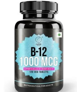 noble nature Vitamin B12 1000 mcg, Dietary Supplement For Energy Metabolism Support 120 Tablets, 120 Days Supply