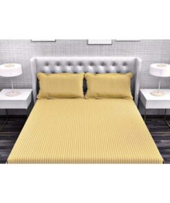 HOTEL COLLECTION Brown Single Flat Sheet with Single Pillow Case 160x220 cm