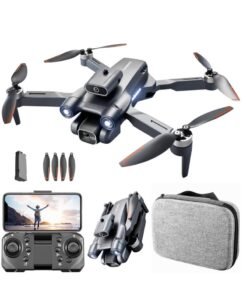 ELTRAZONE P12 Pro Foldable Drone with 4K HD Camera, WiFi FPV Real-Time Transmission, Gesture Photo/Video, Altitude Hold, Headless Mode, One-Key Takeoff/Landing, 360° Flip, and App Control via KY UFO