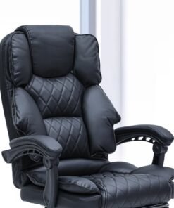 Multi Home Furniture Executive Black Ergonomic Office Chair with Footrest MH 819-3FR Black1 - Image 4