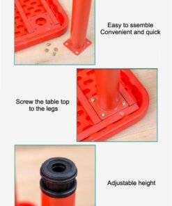 JSAITOYS Rectangle Child Day Care Preschool Classroom Furniture Daycare Activity Plastic Kindergarten Shape Table For Kid - Image 3