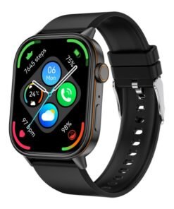 RollsTimi  Bluetooth Smart Watches for Men and Women, High-definition Touch Screen, IP68 Waterproof, More Than 100 Sports Modes, Wireless Answering/Making Calls, Sleep Monitoring, Long-lasting Battery Life, Smart Watch QX17