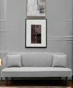 ALWASIT HOME 3 Seater Fabric Sofa Modern Design Three Seat Sofas Comfortable Living Room Furniture L181 x W 95 x H 80 cm GREY