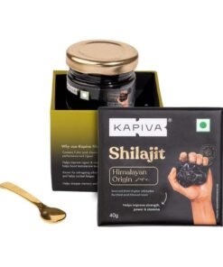 Kapiva Original Himalayan Shilajit/Shilajeet Resin 40g |Super Saver Pack| 250mg/Serving | For Energy, Endurance & Vitality | 160 Servings | 100% Ayurvedic