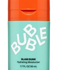Bubble Skincare Slam Dunk Face Moisturizer - Hydrating Face Cream for Dry Skin Made with Vitamin E + Aloe Vera Juice for a Glowing Complexion - Skin Care with Blue Light Protection (50ml)