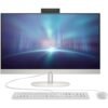 HP (Upgraded Version) All-in-One Desktop 27-Inch Display, Core i7-1355U Processor/32GB DDR4 RAM/1TB SSD/Intel Iris XE Graphics/Windows 11 Pro / Shell white English/Arabic Shell white