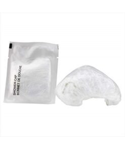 world amenities Waterproof Shower Cap (Clear Frosted Sachet), Travel Size Hotel Amenities, Airbnb, Pack of 48