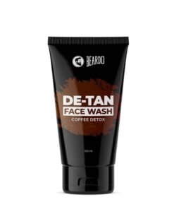 Beardo DeTan Face Wash for Men | With Vitamin E, Aloe Vera & Coffee | All in One Tan removal Face Wash for Men | Exfoliates, Brightens and Hydrates Skin | All Skin type | 100ml