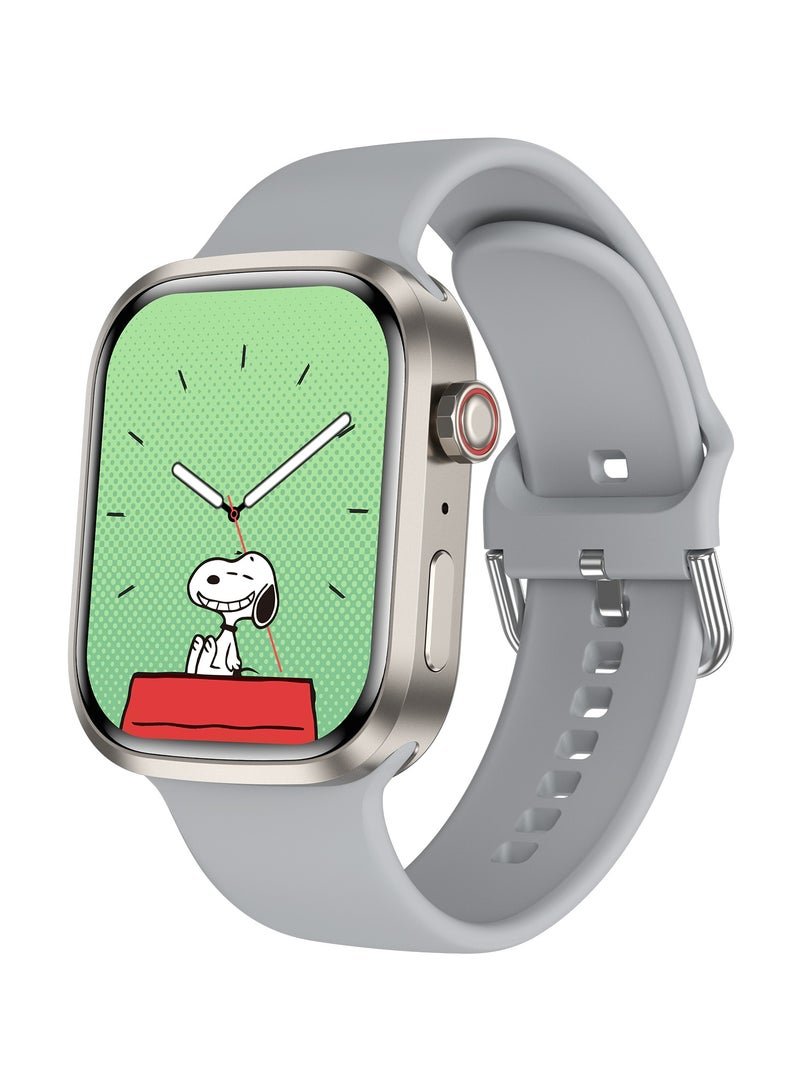 AROAQ Zero 90 Smart Watch, IP67 Waterproof NFC Bluetooth Health Monitoring Watch, 2.3" HD Display 280mah Large Capacity Battery Smart Fitness Watch with Multiple Sports Mode, (Silver)