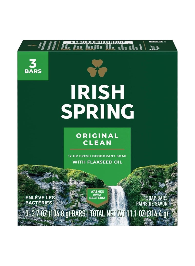 Irish Spring Original Deodorant Soap, 3 Count