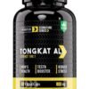 Sporter Tongkat Ali – 60 Vegan Capsules | 800mg Tongkat Ali 100:1 Extract | With Tribulus Terrestris | Testosterone Booster for Men | Vitality, Strength & Performance Support