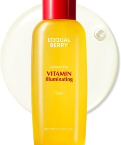 EQQUALBERRY Vitamin Illuminating Toner - Brightening Vitamin C & Niacinamide 3% | Gentle Daily Exfoliating | Skin-Prep Hydration for Glowy Skin | 150ml