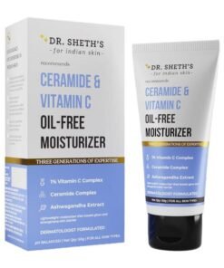 Dr. Sheth's Ceramide And Vitamin C Oil-Free Moisturizer Lightweight, For All Skin Types, 50 g