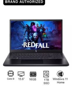 Acer Nitro V ANV15 Gaming Laptop 13th Gen Intel Core i9-13900H 14 Cores Upto 5.4GHz/16GB DDR4 RAM/1TB SSD Storage/8GB NVIDIA®GeForce®RTX 5050 Graphics/15.6" FHD IPS 165Hz Display/W11/WiFi-6/Amber Backlit KB/Thunderbolt 4/ English Obsidian Black