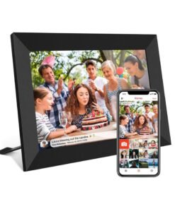 LENND 32GB  25.6cm Smart WiFi Digital Photo Frame 1280x800 IPS LCD Touch Screen, Auto-Rotate Portrait and Landscape, Built in 32GB Memory, Share Moments Instantly via Frameo App from Anywhere