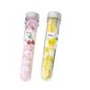 ATETO Mini Portable Travel Soap Paper, Flower and Apple Bottle Paper Soap Clean Soft Bath For Travel, (Multicolor, Pack of 2) (Tube Shape)