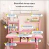 Adjustable Height Children Kids Study Desk and Chair Set,Multifunctional School Student Writing Desk Study Table and Chair Set with Storage Drawer, Sturdy Reading Chair Desk