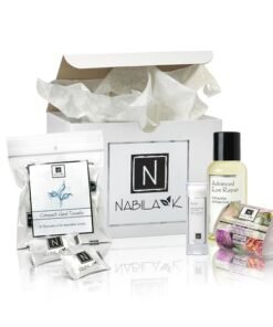 Nabila K Tropical Love Care Gift Set Includes Coconut Exfoliating Soap Eye Repair Serum Acai Lip Balm Compact Hand Towels Luxury Bath Body Kit for Women Men ReadytoGift Spa Box