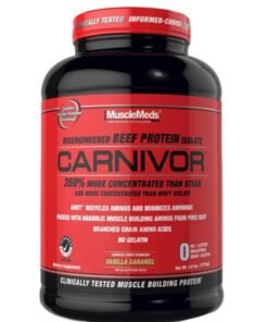 MUSCLEMEDS Carnivor Beef Protein Isolate - Vanilla Caramel - 3.9lbs