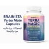 BRAINISTA 100% Pure Yerba Mate Capsules – Clean Energy, Brain‑Fog Focus & Gut Support – 60 Vegan Capsules