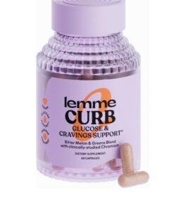 Lemme Curb Cravings, Improve Carb Metabolism, Support Weight Management w/Clinically Studied Chromium Picolinate, Bitter Melon, Ceylon Cinnamon & Greens Blend I Drug-Free I Vegan