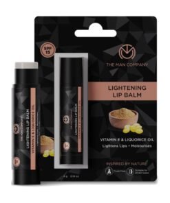 The Man Company Lightening Lip Balm With Vitamin E, Coconut And Olive Oil  4 G