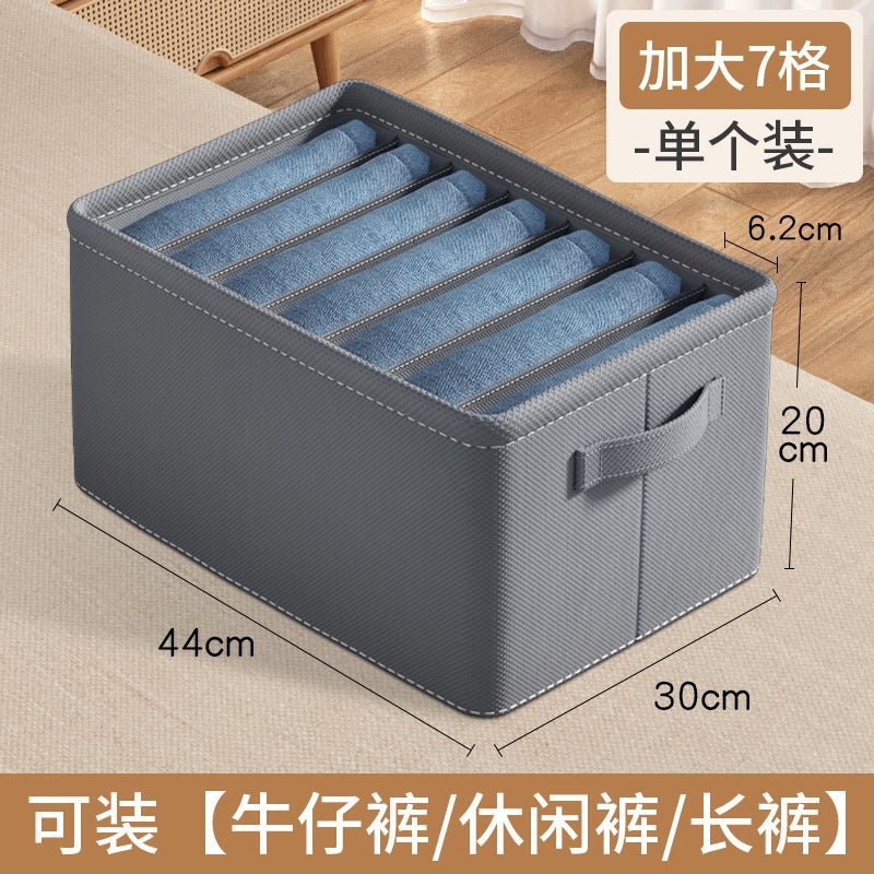 Fabric Bedroom Clothes Storage Box Wardrobe Pants Storage Dormitory Foldable Drawer Storage Box
