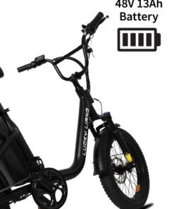Lucky Liang U03 Electric Bike 500W Motor (750W Max), 48V 13Ah Battery, 45Km/h Speed, 45Km Range, 20”3.0 Tires, Disc Brakes, Carbon Steel Frame – Powerful Long Range E-Bike for Adults - Image 3