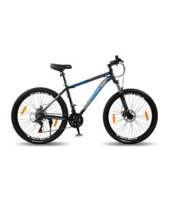 Vaux X-Mount Gear Road Bike || 27.5 Inch Wheel Size || Multispeed For Adults With 21 Shimano Gears || Aluminium Alloy Frame & Disc Brakes || Adjustable Seat || Black