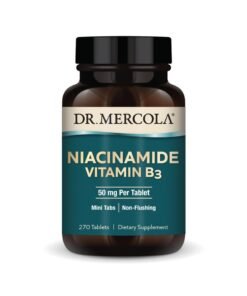 Dr. Mercola Niacinamide vitamin b3 50 mg per tablet mini tabs |  non-flushing, 270 tablets | dietary supplement