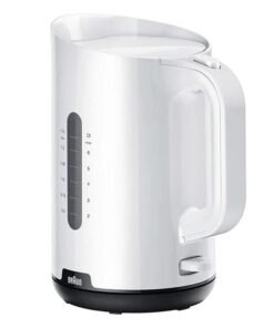 BRAUN Breakfast 1 Water Kettle, Washable, Anti Scale Filter 1.7 L 2200 W WK1100WH White
