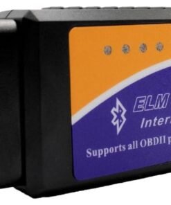 QIRG OBD2 Scanner Bluetooth - Car Scanner Compatible with iOS, iPhone, iPad and Android – OBD2 Reader Car Diagnostic Tool Wireless OBD Car Code Reader – Check Engine Code Reader – Upgraded V2.1