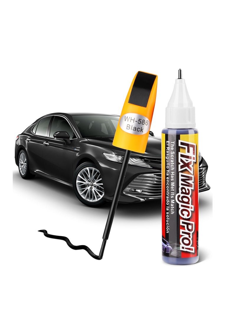 SYOSI Touch Up Paint for Cars, 4 Pcs Black Car Paint Scratch Repair, Two-in-One Car Paint Scratch Repair, Car Scratch Remover Pen, Automotive Touch Up Paint Pen to Repair Car Paint Scratches