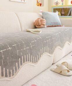 Dopamine Chenille Special-Shaped Sofa Cushion Four-Season Universal High-End One-Piece Straight Row Sitting Cushion